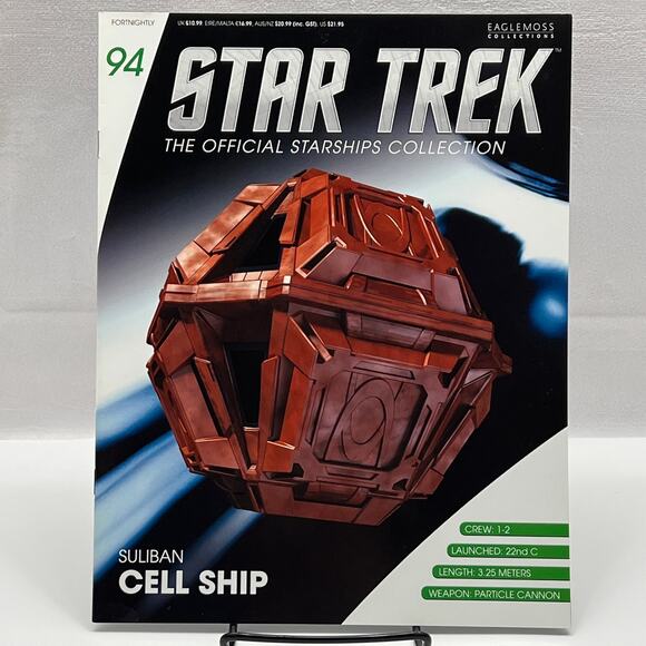 Eaglemoss 2017 Star Trek Suliban Cell Ship Diecast Starship 94 - Picture 8 of 9